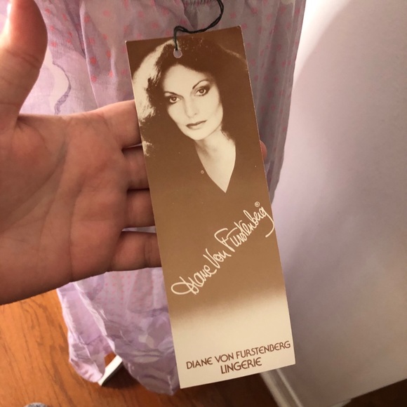 Diane von Furstenberg Vintage NWT Deadstock 2 Piece Lingerie Night Set - Picture 10 of 12